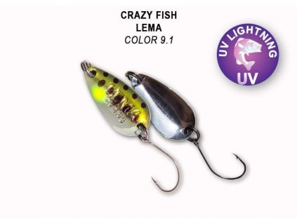Plandavka Crazy Fish Lema 23 mm 1,6 g color 9.1