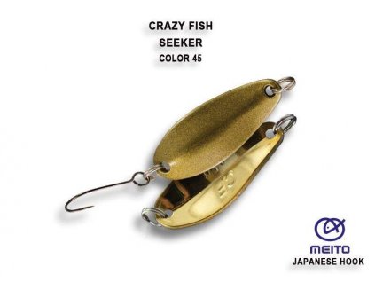 Plandavka Crazy Fish Seeker 28 mm 2,5 g color 45