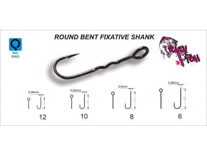 96782 hacek crazy fish round bent fixative shank vel 8 7ks