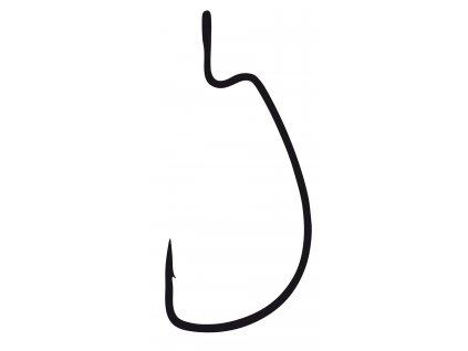 Offsetový háček Gamakatsu-Spro Worm 330 NS Black Vel.1 (6ks)