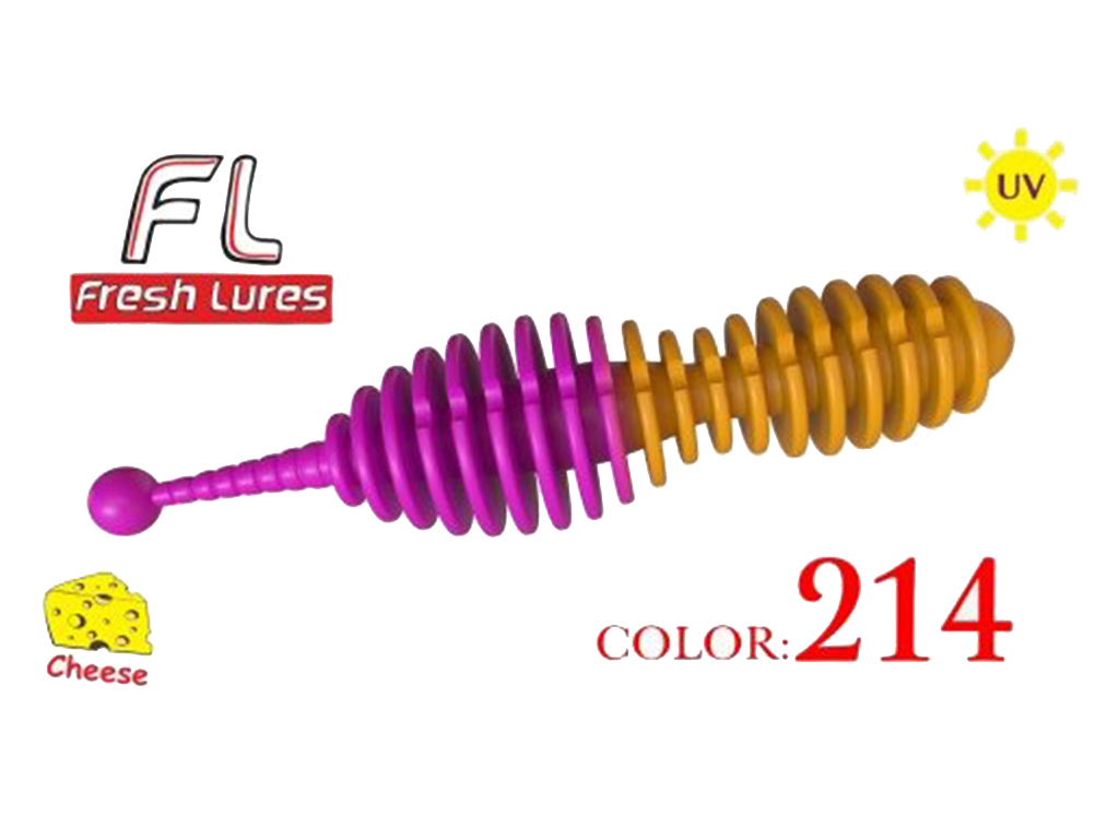 FreshLures Gumová nástraha Fresh Lures Little Rat 2.7" #214 UV (6ks)