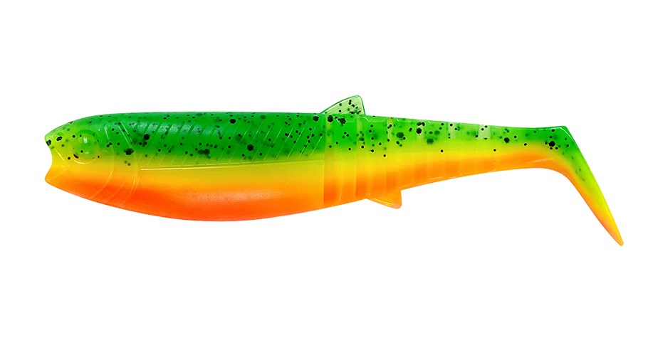 Gumová nástraha Savage Gear Cannibal Shad 10cm Firecracker (1ks)