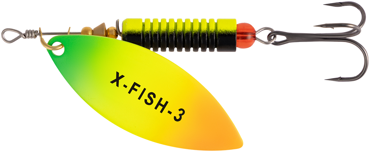Rotační třpytka X-Fish Rampage №3 12.5g Fire tiger
