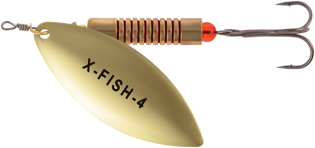 Rotační třpytka X-Fish Rampage №4 18g Gold