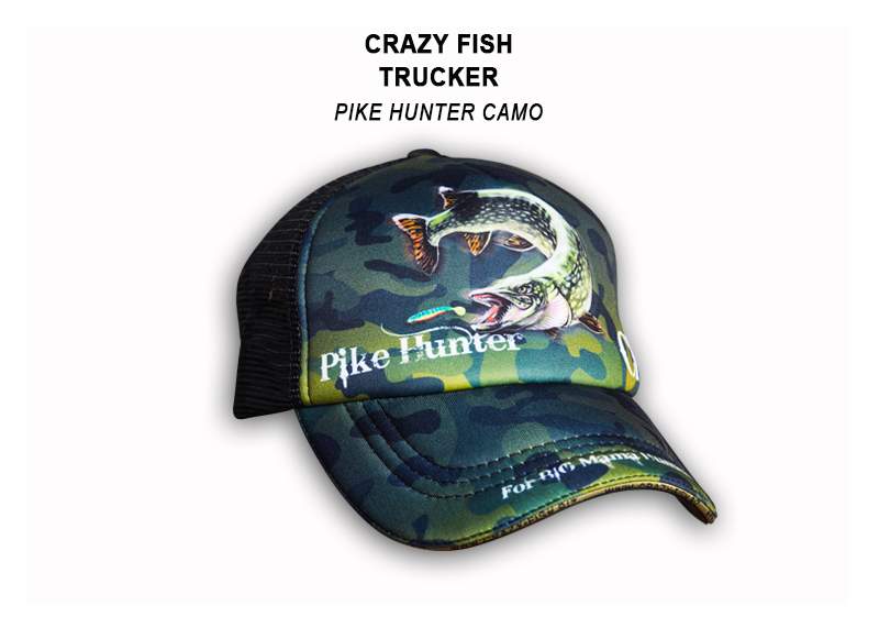 Crazy Fish Čepice Crazy Pike Hunter Camo S