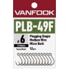 PLB-49F Plugging Single Medium Wire Micro Barb 12 pcs #6