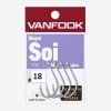 Háček Vanfook Ringed Soi Silver velikost 18 (5ks)