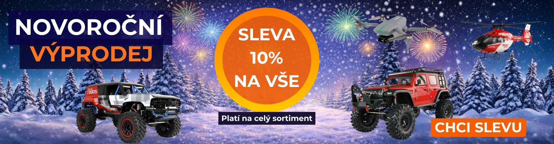 Novoroční výprodej v MojeRC