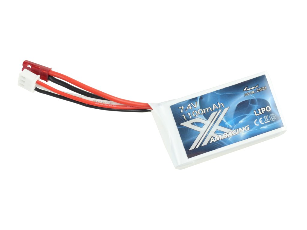 LiPo 2S 7,4V 1100mAh AMX RACING LiPo 2S 7,4V 1100mAh AMX RACING