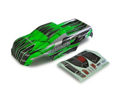 Tělo Terminator MT zelené 1:10, plně lakované