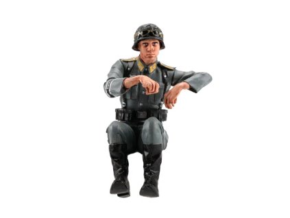 1 16 figur schwimmwagen fahrer luftwaffe grau