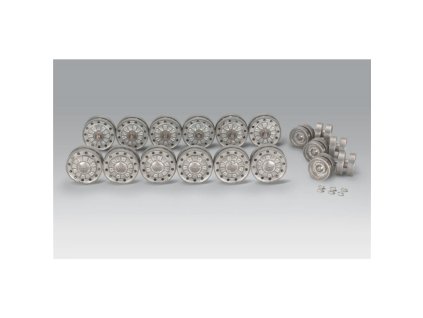 OP-09003 Sada kovových pojezdových kol KV-1 / KV-2 raná verze