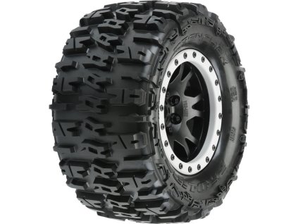 Pro-Line kolo 4.3", pneu Trencher Pro-Loc, disk Impulse H24 černo-šedý (2) (X-Maxx)