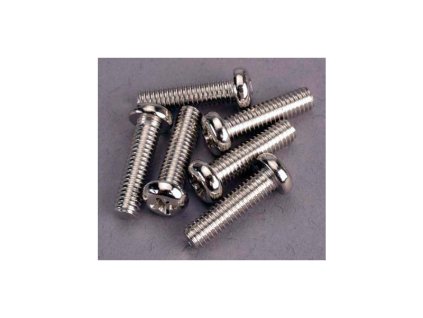 Traxxas šroub křížový M4x15mm půlkulatá hlava zink. (6)