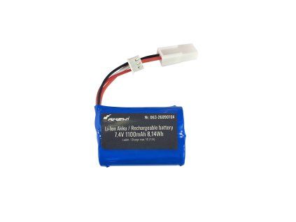 Li-ion baterie 7,4V 1100mAh Mini-Tamiya