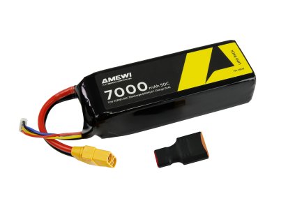 LiPo baterie 3S 11,1V 7000mAh 50C XT90 + T-dean