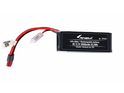 28460 LiPo baterie 3S 11,1V 2000mAh 25C T-dean