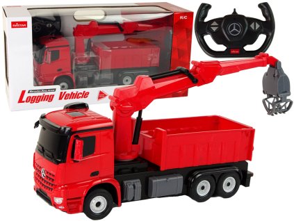 eng pl Mercedes Rastar Red Grapple Truck 15276 1