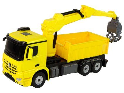 eng pl Mercedes Rastar Yellow Grapple Truck 15277 2