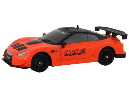 eng pl Remote Controlled Sports Car R C 1 24 Orange Interchangeable Wheels 17181 2