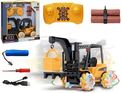 eng pl Remote Controlled Forklift Truck 360 Degree Rotation Luminous Wheels 12093 3