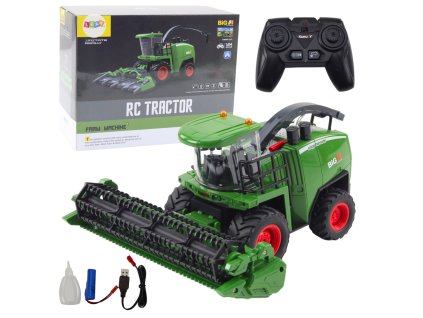 eng pl Agricultural Combine Harvester Grain and Corn Header Remote Control RC 1 24 24740 1