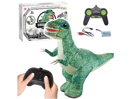 eng pl Large Inflatable Dinosaur Remote Controlled RC Green 130 x 190cm 24392 1