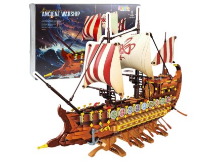 eng pl Ancient Roman Ship Building Blocks 2073 pcs 23692 1