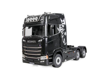 RC tahač Scania 770S 6x4 1:18 RTR - černý