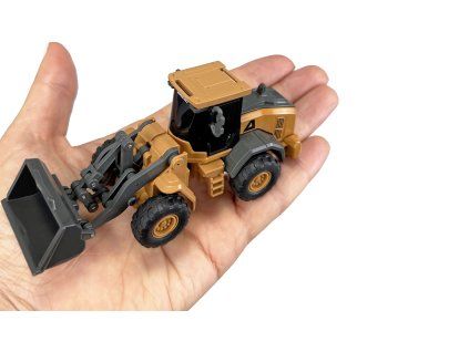 Mini RC kovový nakladač 1:64 8CH