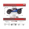 RC auto Arrma Vorteks Mega 550 1:10 RTR Basic modrá