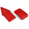 Pro-Line kluzná deska přední a zadní Bash Armor červená: Arrma 3S