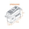Spektrum servo A5080 9.4kg.cm 0.094s/60° MT/HS Min
