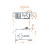 Spektrum servo A5080 9.4kg.cm 0.094s/60° MT/HS Min