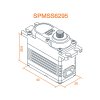 Spektrum servo S6295 High Speed High Torque BL HV MG 30.0kg.cm 0.062s/60° 23T