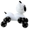 eng pl TOOBY Robot Dog Remote Controlled RC 360 Lights Sounds Black and White 27915 5