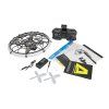 RC dron M18 Brushless s 480P kamerou, LED osvětlení