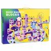 Magnetická stavebnice kuličkodráha Magic Blocks 118 dílků – kreativní 3D set