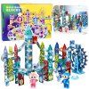 Magnetická stavebnice kuličkodráha Magic Blocks 118 dílků – kreativní 3D set