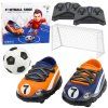 RC fotbal set – auta ve tvaru kopaček, 2x auto + branka + míč