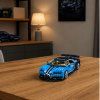 eng pl Construction Bricks Bugatth Sports Car Blue 1212 pcs 31226 3