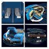eng pl Construction Bricks Bugatth Sports Car Blue 1212 pcs 31226 5