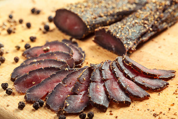 MO jerky sušené maso - takhle vypadá biltong - plátky