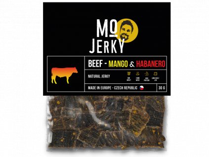 MO jerky sušené maso hovězí mango and habanero