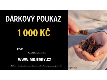 Dárkový poukaz - 1000 Kč