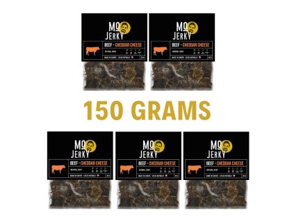 MO jerky sušené maso hovězí cheddar chesse 150 g