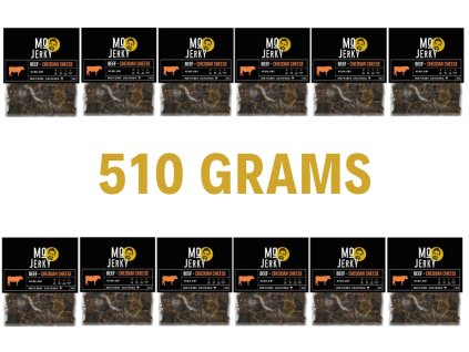 MO jerky sušené maso hovězí cheddar chesse 510 g