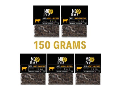 MO jerky sušené maso hovězí medovo hořčicové 150 g