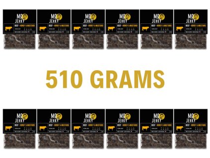 MO jerky sušené maso hovězí medovo hořčicové 510 g