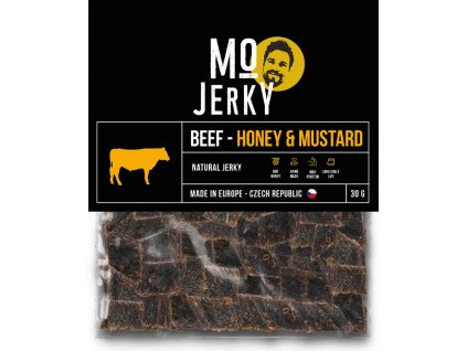 MO jerky sušené maso hovězí medovo hořčicové